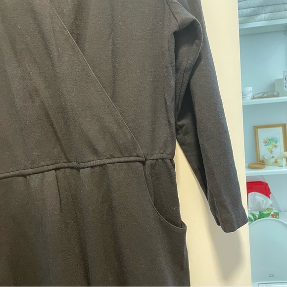 Vintage black jersey jumpsuit - Picture 4 of 8